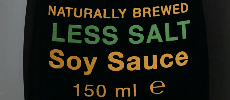 Salsa di soia “Kikkoman” meno salata